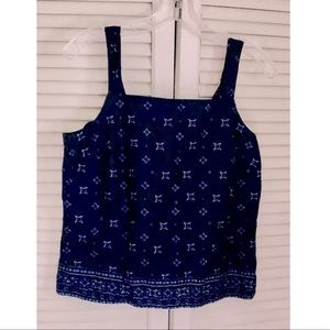 Faded Glory Authentic Vintage Y2K Blouse with Button Down Back & Side Venta M